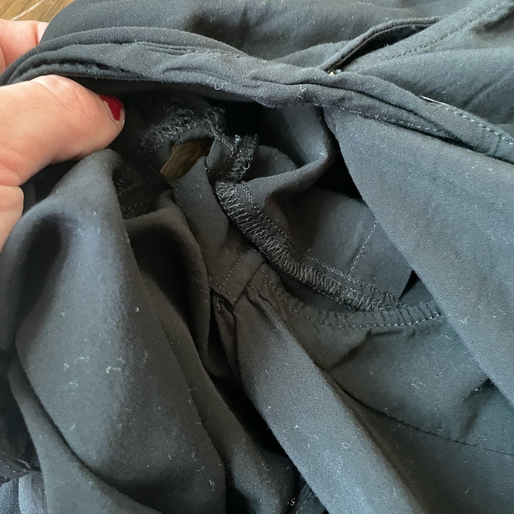 GAP black wrap maxi dress - Picture 2 of 5